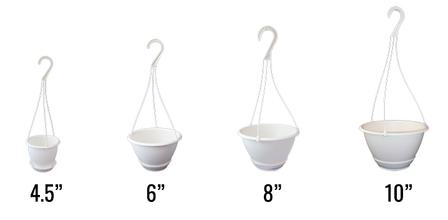 koba traditional hanging basket rail flower baskets