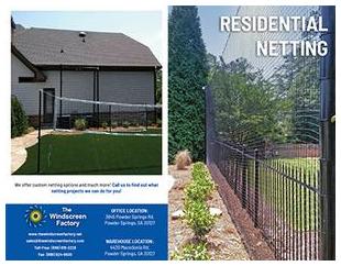 Residential Netting 2 Page PDF Flyer