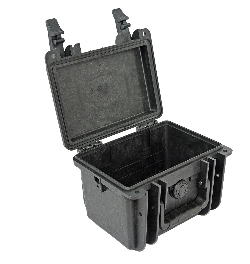 Elephant Cases Waterproof Clear Tackle Box with Pressure Equalization Valve EL012CT Stowaway
