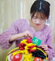 Giỏ hoa quả tri ân thầy cô giáo 20/11