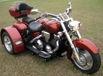 Honda shadow hot sale trike