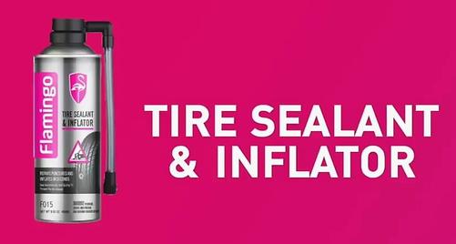 Flamingo puncture proof tire sealant liquid in pakistan & car tyre air inflator lowest wholesale price