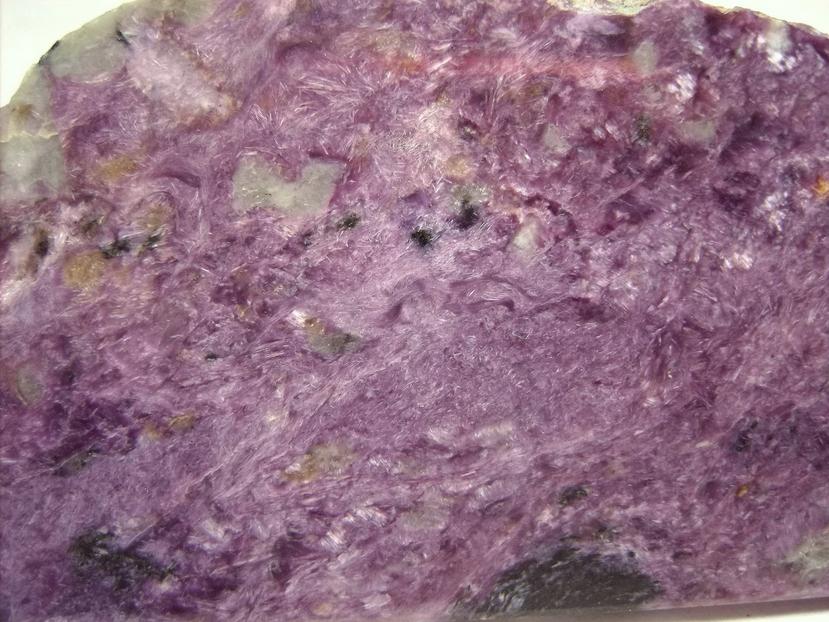 CHAROITE, AEGIRINE Acmite, PECTOLITE, TINAKSITE, STEACYITE - Murunskii Massif, Chara and Tokko Rivers Confluence, Aldan Shield, Sakha Republic (Saha Republic; Yakutia), Eastern-Siberian Region, Russia - type locality - for sale