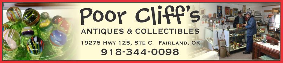 Poor Cliffs antiques toys marbles Fairland OK