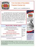 Front page of WWII Roundtable May 2021 Newsletter