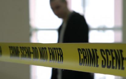 crime scene tape for forensic investigation