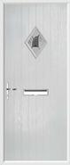 Cottage Diamond Composite Door monza glass