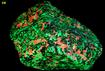 fluorescent phosphorescent WILLEMITE, FRANKLINITE, CALCITE - Sterling Mine, Sterling Hill, Ogdensburg, Sussex County,New Jersey, USA for sale