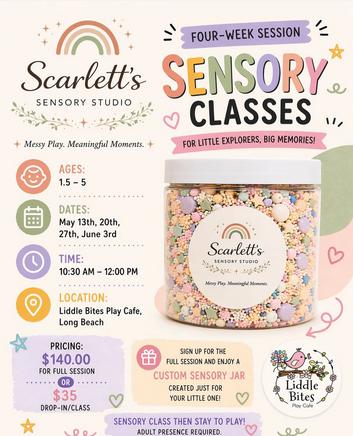 Liddle Bites Play Cafe. Classes Sensory Studio drop in class open play for kids children toddlers