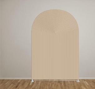 Beige Ripple Chiara Arch Cover for rent