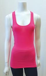 SL401 Cotton Spandex Tank Top with Back Lace