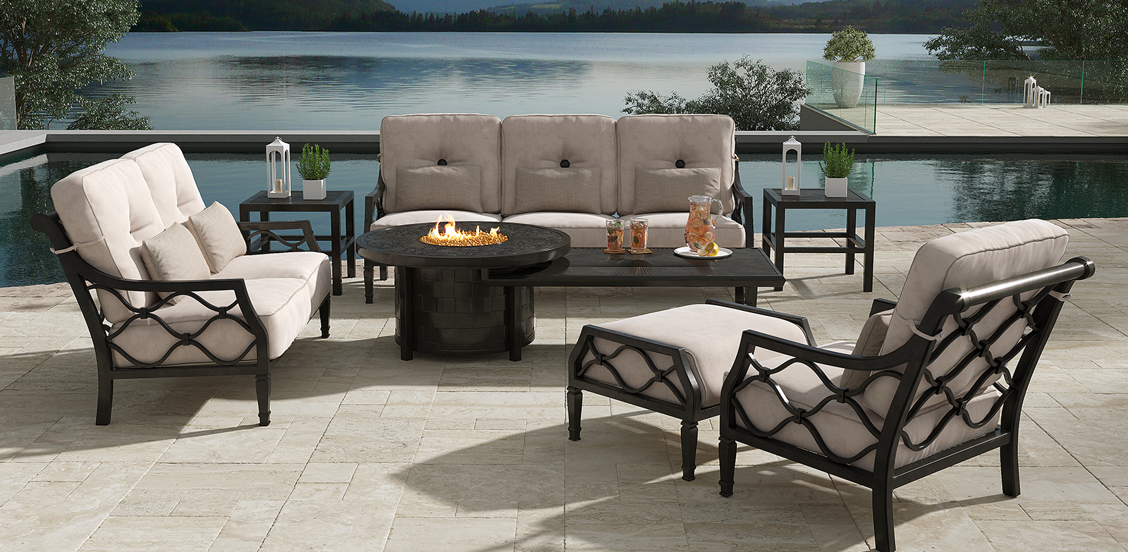 Kospia Farms Outdoor Furniture Castelle Patio Furniture