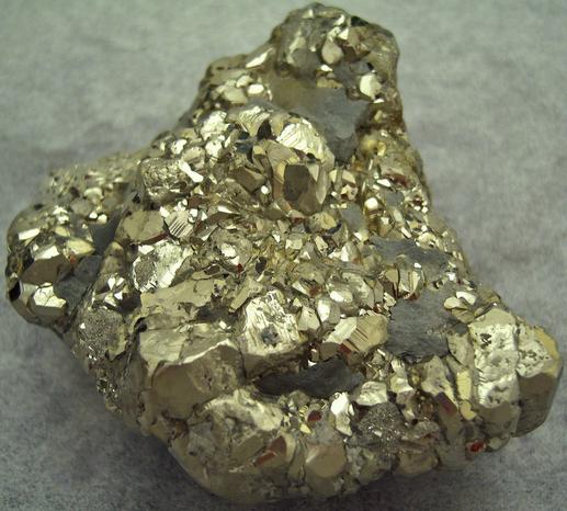 PYRITE crystals - Schoharie Township, Schoharie County, New York, USA