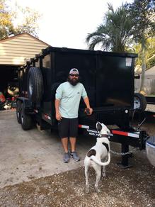 Happy Customer With New Top Shelf Dump Trailer