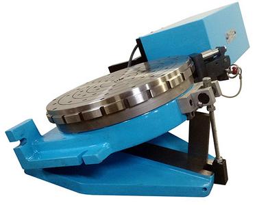 A Roto-Grind LB410V Rotary Grinding Table with sine plate for angled rotary grinding