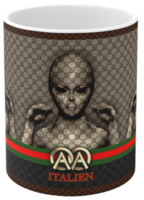 ITALIEN 'Hologram' Designer Ceramic Mug 11oz
