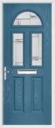 2 Panel 2 Square 1 Arch Composite Door regal corenet glass