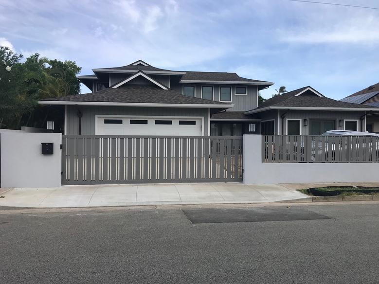 Island Style Gates, Aluminum gates Hawaii, Driveway gate Honolulu, Privacy Gates Oahu, Custom Gates Oahu, Automatic Gates Hawaii