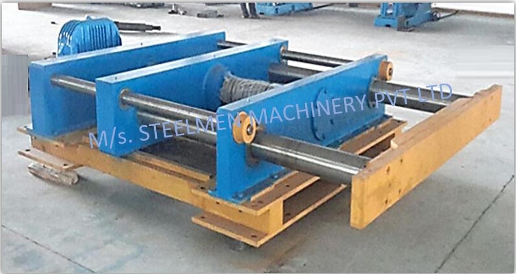 Y-TABLE FOR ROLLING MILLS, OIL LUBRICATION SYSTEM (Capacity - 50 LPM to 300 LPM), AUTOMATIC BUNDLING MACHINE, Hot Billet Shear, Billet Charging Grate, Flywheel, Gear Boxes, Mill Stands, Shearing Machines, Conveyor Rolls, Spindle Carrier, Pinch Rolls, Tilting Tables, Twin Channel, TMT Quenching System, Tail Breaker Pinch Rolls, Oil Lubrication System, Guide Box & Twist Pipes Mechanical Pusher, Mill Accessories, TMT Chain Transfer System, Recuperators, Cooling Tower, gear coupling, universal spindles, steel rolling mill, rolling mill items, steel plant machineries, steel plants, CCM, Continuous casting machine, steel melting, steel makers, leju Thomas, 9310524787, Gear boxes, Pinion stands, Rolling mill Stands on Fiber& bearings, Roller tables, Tilting tables, Y tables, Guide boxes, Chocks, Couplings, Spindles, Rotary shears, Flying shears, Cantilever type pinch Rolls, Tail Breaker pinch Rolls, Quenching Systems (for 8-16 mm, 16-25 mm, & 25-32 mm), Twin channel, Hot Rolling Mills, Shears, Automatic Cooling Bed, Quenching Boxes, Twin Channel Machine, Mill Stands, Cold Rolling Mills, Gear Couplings, Industrial Gear Box, Punching Cropping Machine, Hot Saw, Transmission Tower Machinery, Chain Transfer Systems, Product Design Development, Hot Rolling Mills Bar Rolling Mill Hot Rolling Mill Equipment Slit Rolling Mill Shears Flying Shear Crank Shear Continuous Rotating Shear Disc & Drum Shear Automatic Cooling Bed Quenching Boxes TMT Quenching Boxes Twin Channel Machine Industrial Gear Box Helical Gear Box Rolling Mill Gear Boxes Mill Stands Rolling Mill Stands TMT Mill Stands Housingless Mill Stands Cold Rolling Mills Gear Couplings Gear Jobwork Punching Cropping Machine Hot Saw Traveling type Hot Saw Fixed type Hot Saw Transmission Tower Machinery Chain Transfer Systems Product Design Development, Turnkey Solutions For Hot Rolling Mills Coilers Mill stands Shears & hot saws Twin channel Cooling beds Gear boxes & pinion stands TMT Equipment, Rolling Mill Machines Blade Grinding Machine Hot Saw Machines Straightening Machine Hydraulic Pusher, Hydraulic Cylinders, Ejectors, Hot Rolling Mill Flywheels Gear Boxes Mill Stands Gear Couplings Material Handling Equipment TMT Equipment Cooling Bed Shearing Machines Straightening Machines Spare Parts Of Rolling Mills Other Allied Equipments Bending & Time Machine Workshop Machinery, ♦ Bar Mills ♦ Structural Steel Mill Wire Rod Mill with Bar in Coil Line Rolling Mill for High-Grade Steels Section Mill High Speed Laying Head with Gear Box Crank Lever Shears Crank Shears Housingless Stands Double Crank Shears Rake Type Cooling Conventional Mill Stands Gear Boxes Rod mill block Varioblock Flying Shear • Tail Braking Pinch Roll • Cold Shear, Starting Stock Billets 160 x 160 x 12,000 mm 130 x 130 x 12,000 mm Furnace Group Charging grate, Hot charging, Elevator, Induction online heater Finished product Rebar 8 three-strand slit TMT Rebar 10 two-strand slit TMT Rebar 12-40 mm TMT Flats, angles and channels are possible too Sub-bundles 100-400 kg Master bundles 1 MT-3 MT Furnace Capacity 80 MT/h Main train Single-strand H/V arrangement, two strands are H/V type Roughing train : 4 off Model 600, 2 off Model 440, Free outlet after stand # 2 Intermediate train : 4 off Model 440, 4 off Model 340 Finishing train : 6 x Model 340 Associated shears Loopers : 8 off vertical, 6 off Single strand, 2 off multi strand Capacity 400,000 MT/y Cooling bed group Water quenching line, Thermex Cooling bed shear Cooling bed 66 x 10 m Finished speed 16 m/s (20 m/s) Material grades Carbon steels, Alloyed Structural Steel grades Continuous finishing shop Stationary cold shear 3,000 kN Counting system Small bundle forming 4 off Tying machine Various associated equipment, e.g. stoppers, chain transfers, roller tables, Starting stock Blooms 180 x 180 x 8,000 - 12,000 mm 300 x 300 x 8,000 - 12,000 mm Finished product Rebars 28 - 40 mm Rounds 30 - 100 mm dia. Hexagons 50 - 80 mm Flats 8 x 30 - 60 x 150 H-Beams 100 - 180 mm I-Beams 100 - 200 mm T-sections 75 - 140 mm Channels 100 - 200 mm Angles 80 x 80 x - 200 x 200 mm U-type sections for mine timbering 18U, 25U,29U Bundle/stack length 6 - 24 m Bundle/stack weight 2 - 5 t Furnace capacity 116/143 t/h Annual capacity 700,000 t/y Finishing speeds 6 m/s Material grades Carbon steels, Alloyed structural steel,Antifriction bearing steel Furnace group: Elevator (for hot charging), charging grate,weighscale, descaler, insulated holding tunnel Mill train: Single strand Roughing train 4 x Model 670, 1 x Model 760(V-H-HV-H) Intermediate train: 2 x Model 760, 4 x Model 670(H-H-H-UR-UR-HV) Finishing train: 5 x Model 670 (UR-HV-UR-HV-FUR) Associated shears Loopers: 4 x vertical Cooling bed group: Water cooling line, pinch roll unit Cooling bed shear Cooling bed 84 x 19 m Short-bar collecting device Continuous finishing shop In-line straightening machine (10 rollers) Hot saws: 1 x stationary, 1 x movable Abrasive cutting machines: 1 x fixed, 1 x movable Piling and stacking facilities (magnet-type) Tying machines: 2 x stationary, 2 x movable Various associated equipment, e.g. stoppers, chain transfers, roller tables. upto 150 x 150 x 12,000 mm Finished product: Wire rod 5.5 - 16 mm Rebars Nos. 3, 4 and 5 (as per ASTM) Coils 16 - 42 mm dia. Furnace capacity: 70 t/h Annual capacity: 300,000 t/y Finishing speeds: Wire rod line - 100 (120) m/s Bar in coil line - 13.5 m/s Material grades: Cold-heading steels Reinforcing steels Steels with a carbon content from low to medium Piano-wire PC-wire Free-cutting steel Water cooling line, pinch roll units, bar reels (2x), coil transfer,chain conveyor with retarded and accelerated cooling facilities, transfer unit to Power & Free coil handling system, Starting stock Billets 50 x 100 x 10,000 mm 125 x 125 x 11,400 mm Finished product Rod 5.5 - 13.5 mm dia. Bars 11 - 57 mm dia. Flads 22 - 120 mm, 5 - 12 mm thick Bundle/stack length 3 - 8.5 m Bundle/stack weight 0.5 - 3 (5) t Furnace capacity up to 60 t/h Material grades High-grade structural steels 34 Cr 4, 60 SiMn7, 42 CrMo4 Antifriction bearing steels 100 Cr 6, 100 Cr 2, 100 CrMo 7 3 Material grades Tool steels X 210 Cr 12, X 38 CrMoV 5 1, 55 CrNiMoVS 4 2 4 Acid-resistant and heat-resistant steels X 5 CrNiMo 18 11, X 2 CrNiMo 19 13,X 20 CrNiSi 25 4 High-speed steels X 79 Wco 18 5, X 82 W Mo 6 5 5 Special alloys X 55 CrMnNiN 20 8,X 45 CrSi 9 3 X 3 CrNiMoNbN 23 17 The complete range of steel grades includes approx. 300 different grades Furnace group: Charging grate, cross transfers, weighscale, descaler (2x), heatholding tunnel Mill train: Single strand, H/V - arrangement Roughing train: PSW and 6 x Model 440 Intermediate train: 4 x Model 440, 2 x Model 340 Finishing train: 4 x Model 340 Kocks-block 8-stand wire rod block for high grade steels 3 x 215/ 5 x 170 Associated shears Loopers: 7 x vertical, 1 x horizontal Cooling bed group: Water cooling line, pinch roll unit Cooling bed shear Cooling bed 57 x 5 m Continuous finishing shop: Abrasive cutting machine Piling and stacking facilities (non-magnet type) Tying machines: 1 x fi xed, 1 x movable various associated equipment, e.g. stoppers, chain transfers, roller tables etc. Rod finishing equipment: Water cooling and equalizing sections, pinch roll unit,laying head Ring conveyor for retarded and accelerated cooling reforming tub Pallet-type coil handling system, compacting & tying units,weighscale, unloading station Reel plant Water cooling and equalizing sections, Pinch roll units, Bar reels: 2 x, Transfer equipment to pallet-type coil handling system, Omsairam Steel & Alloys Pvt. Ltd., Bhagyalaxml Rolling Mills Pvt. Ltd., Kalika Re-rollers Pvt. Ltd., Parvati Alloys (P) Ltd., MITC Rolling Mills (P) Ltd., Maharashtra Steel Rolling & Engg Co. Chimanlal Vijay Kumar Steels Pvt. Ltd, Bhagwati Ferro Metals (P) Ltd, Balbir Rolling Mills Ltd. Quartz Metals Inds., Metro Alloys Ltd., Pushpak Steel Inds. Pvt Ltd., T. k. Ispat Pvt Ltd., Allied Ferromelt Pvt Ltd., Bhagwati Steel Cast Ltd., R. L. Steels Ltd., Guardian Steels Pvt. Ltd., Shri Karvir Nivasini Mahalakshmi Ispat Pvt. Ltd., Khatu Shyamji Steel Rolling Mills Pvt. Ltd., Kunal Ispat & Alloy Inds. Pvt Ltd. Sun Metallics & Alloys Pvt. Ltd, Hans Ispat Ltd. Shri Khatu Shyam Industries, Rajuri Steel Pvt. Ltd, Shree Om Steel Rolling, Air Carrying Corpn (I) Ltd., titan Alloys Ltd. Sunflag Iron & Steel Co. Ltd., Sharda Ispat Ltd., Fortune Metaliks Ltd., Sharda Shree Ispat Ltd., R. K. Structures Pvt. Ltd., Sanvijay Industries Pvt. Ltd., Shivali Udyog (I) Ltd., S.D. Bansal Iron & Steel Pvt. Ltd., Inertia Iron & Steel Inds. Pvt. Ltd., Nalwa Steel & Power Ltd., Shilpa Re-rollers Ltd., Sri Jai Balaj Steel Rolling Mills Ltd., Petropol India Ltd. Galwalia Ispat Udyog Pvt. Ltd. Crest Steel & Power Pvt. Ltd. Himalayan Rolling Steel Industries Pvt. Ltd., Shree Balaji Pigments Pvt. Ltd., Upper India Steel Mfg. & Engg. Co. Ltd., Capital Ispat Ltd., Barnala Steels Inds. Ltd., Shri S.S. Shyam Steels Pvt. Ltd. Fortune Metals Ltd. Rathi Udyog Ltd., M/s. Gallantt Ispat Lyd., Gemini Merchandise Pvt. Ltd., Jagdamba Rolling Mills, Shree Krishna Steel Rolling (Jaipur) Ltd. Modi Steels, Usha Martin Inds. Prince TMT Steels Pvt. Ltd., Dindigul Iron & Steel Co (P) Ltd. ARS Metals Ltd. V.V. Iron & Steel Company Pvt Ltd. Jairaj Ispat Ltd., Pioneer Torsteel Mills (P) Ltd., Devshree Ispat Pvt. Ltd., Vaibhav Merchantile Ltd., Maa Mahamaya Inds. Pvt. Ltd., Chitrakoot Metal Ltd. P. R. Rolling Mills Pvt. Ltd. Shree Aravindh Steels Ltd. Shyam Steel Industries Ltd. Shri Ramrupai Balaji Steels Ltd. Adhunik Ispat Pvt. Ltd. Durgapur Steels Ltd. B. M. A. Stainless Ltd. Zion Steel Ltd. Shree Metaliks Ltd. Usha Martin Ltd. Shyam Sel Ltd. Maithan Steel & Power Ltd.