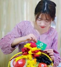 Giỏ hoa quả nhập khẩu đẹp Ngọc Châu fruits