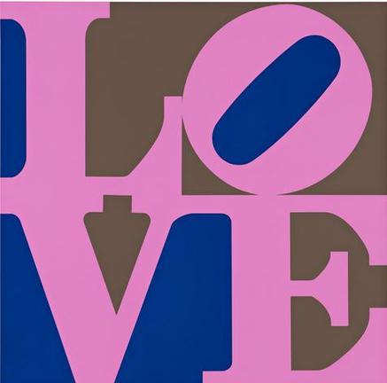 Robert Indiana Garden of Love Lilac