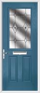 2 Panel 1 Square Composite Door fusion glass