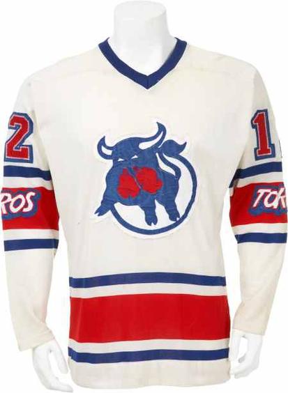 Toronto Toros (WHA) 3/4 Sleeve Raglan Hockey Shirt - Free Shipping