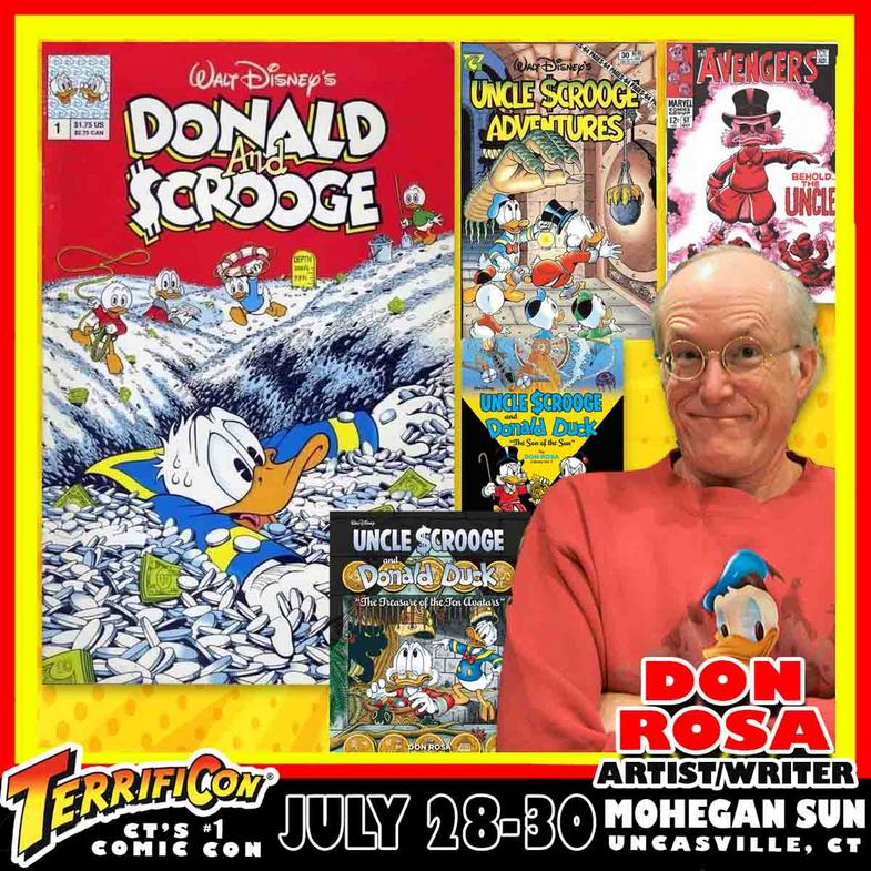 don rosa terrificon Connecticut's #1 comic con