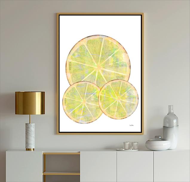 multi-color abstract art, #lemons, #lemon art, #citrus Art, #abstract art, #dubois art, #modern art