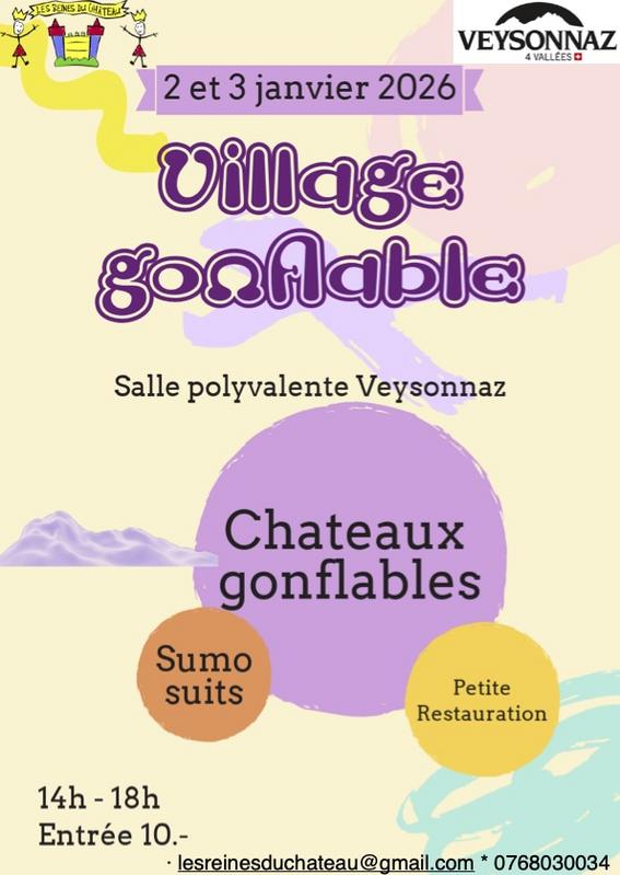 C'est Parti chateaux gonflable la planta sion