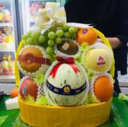 giỏ hoa quả tết
