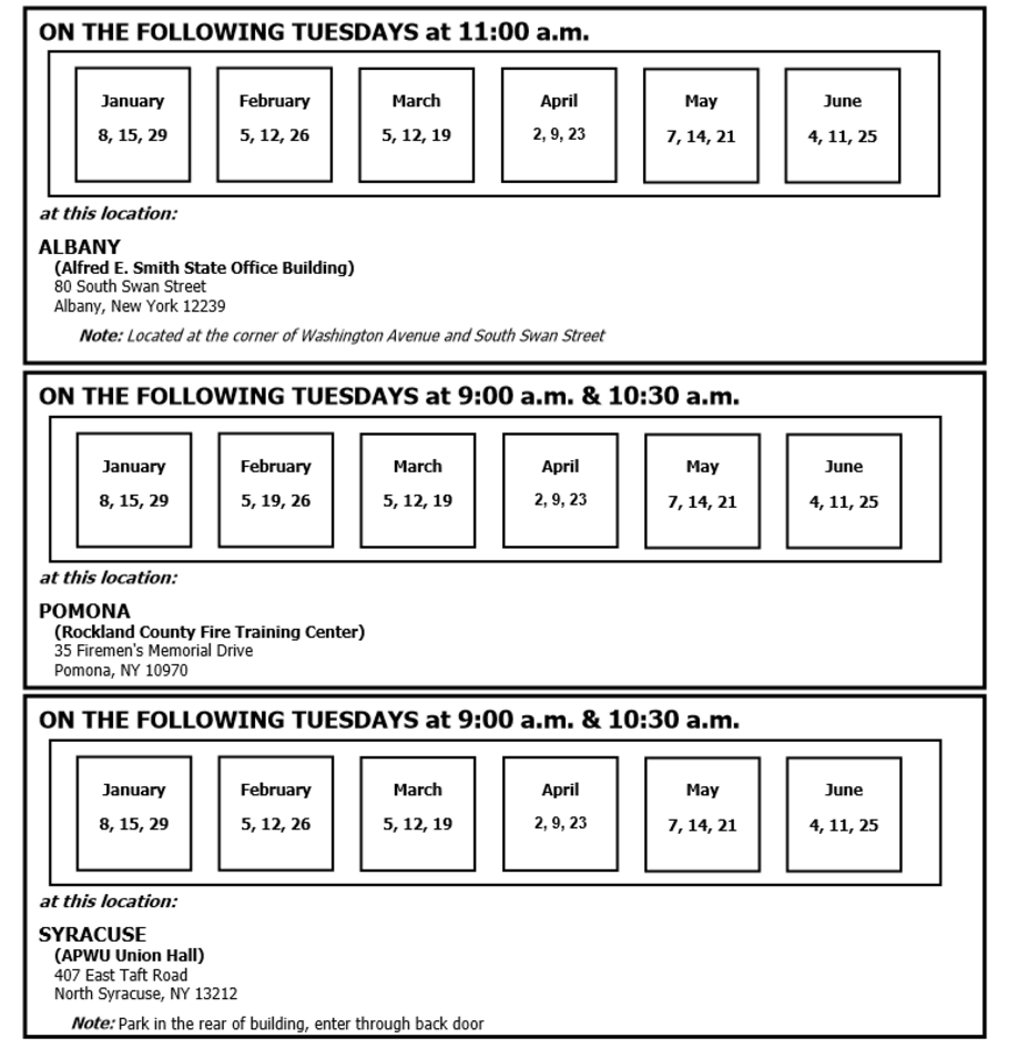 NY Notary Exam Schedule Prep