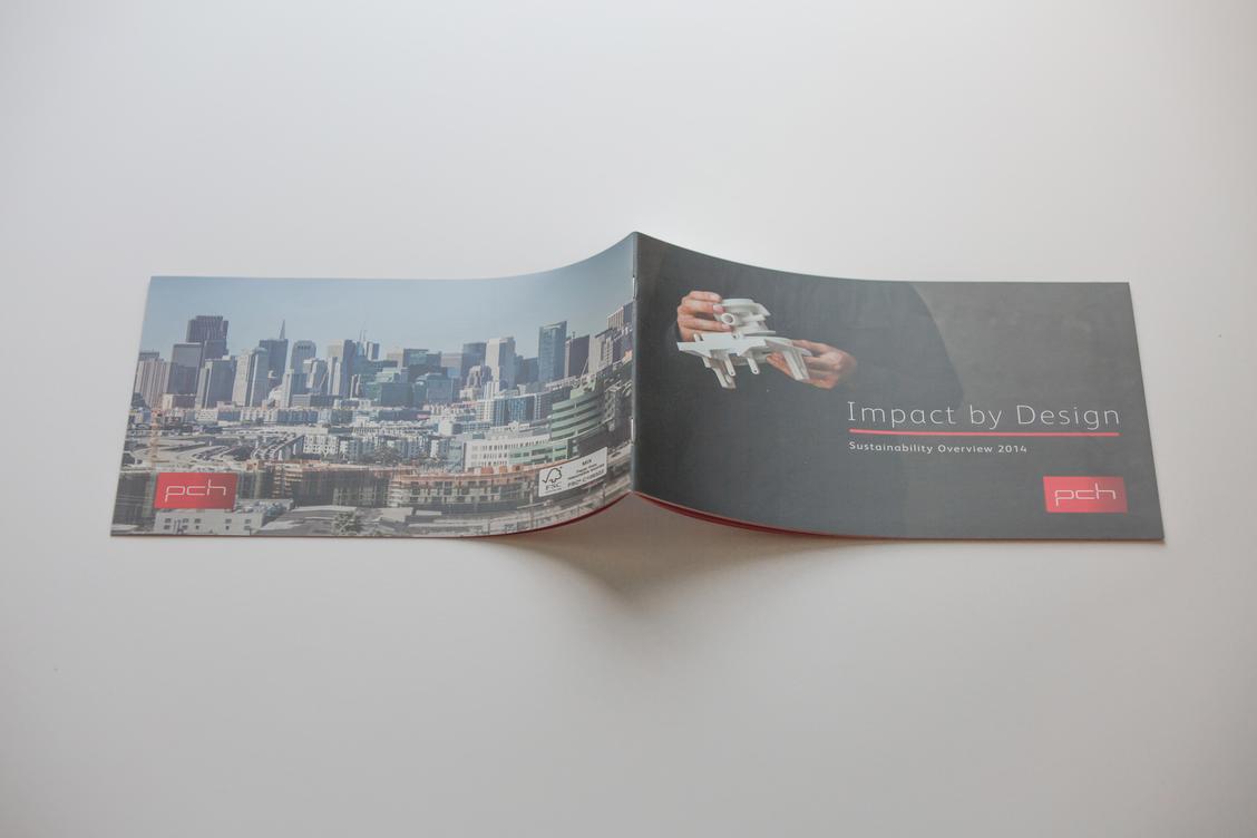sensassure graphic design printed media demo day booklet