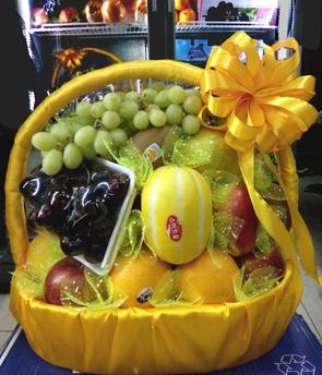 giỏ trái cây, giỏ hoa quả thắp hương mùa phật đản 2017