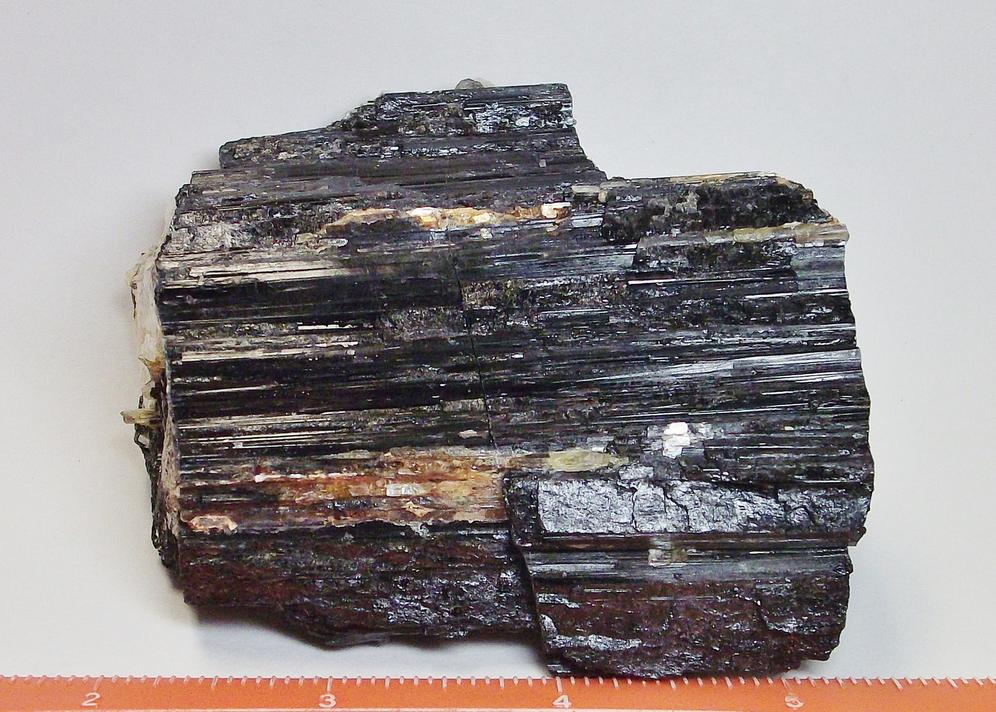 Schorl Tourmaline - Consolidated Feldspar Quarries, Sagadahoc Co., Maine