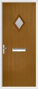 Cottage Diamond Composite Door obscure glass