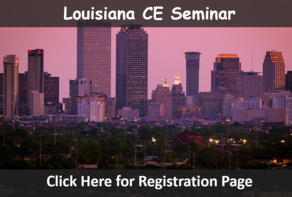 Louisiana Chiropractic Seminars CE chiropractor seminar New Orleans Lafayette