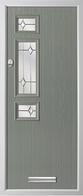 Single Semi-Circle Glazed Composite Door