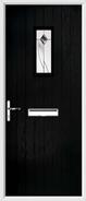 Cottage Rectangle Composite Door monza glass