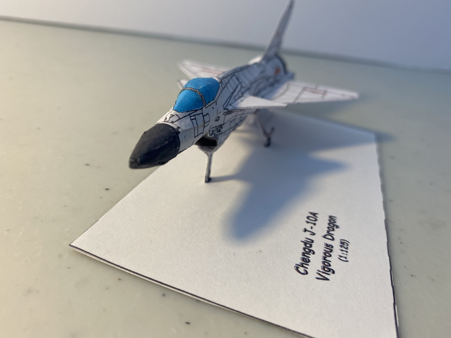 4d paper airplane - model template, aircraft