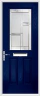 2 Panel 1 Square Composite Door regal corenet glass