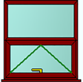 Style 7 rosewood window