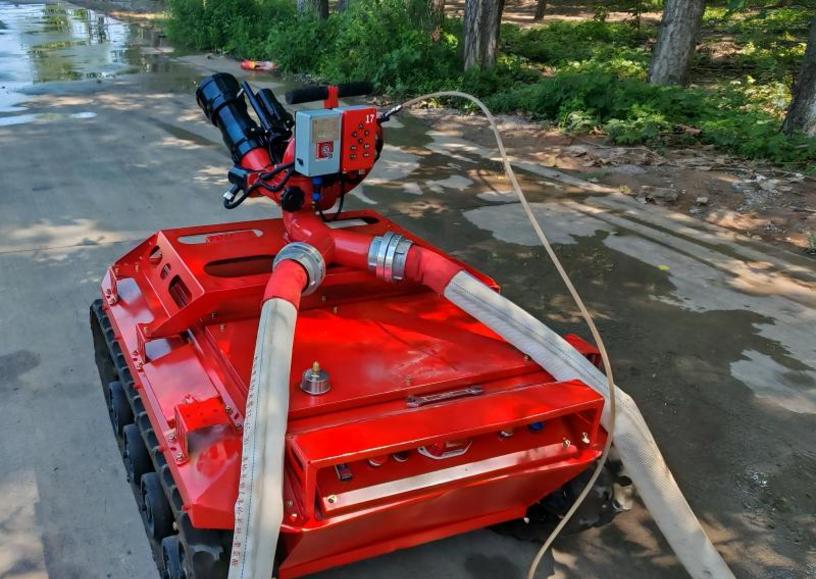 Remote Controlled RC Tracked Fire Fighting Robot
