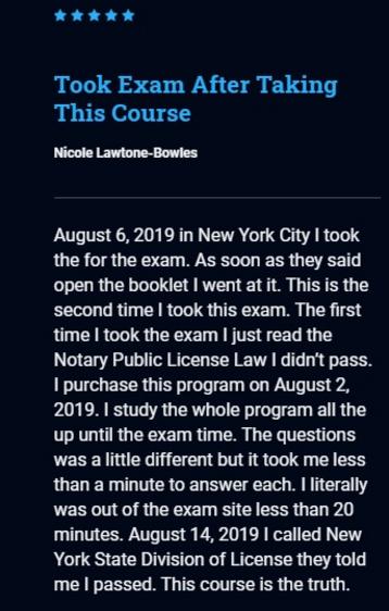 howtobecomeanotarypublic.com class review Notary Public Licensing Classes