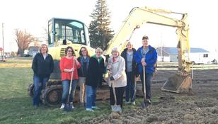 Sherrard Public Library District Trustees (L to R) Sarah Soliz, Molly Kindelsperger, (Bobbi Jackson), Barb Ruane, Cindy Sanders, Sheryl Steele, and Allen Holdsworth.