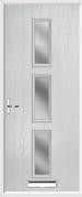 3 Square Composite Door obscure glass