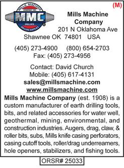 Mills Machine Company, Bits