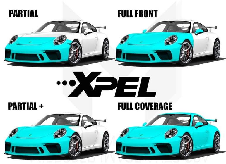 An image showing luxury automobile paint protection film packages in Franklin, MA