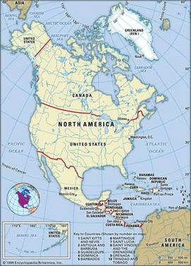 North America map resource