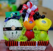 Giỏ hoa quả nhập khẩu biếu tặng, dâng hương